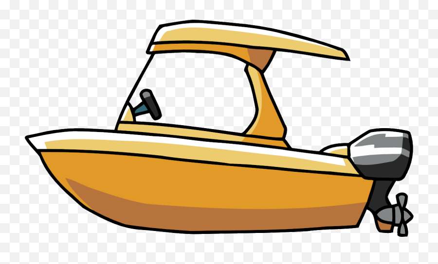 Clipart Of Power Boat - Motor Boat Clipart Png Emoji,Motorboating Emoji