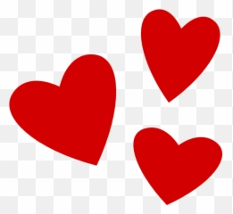 Cluster Of Hearts Clipart - Art Emoji