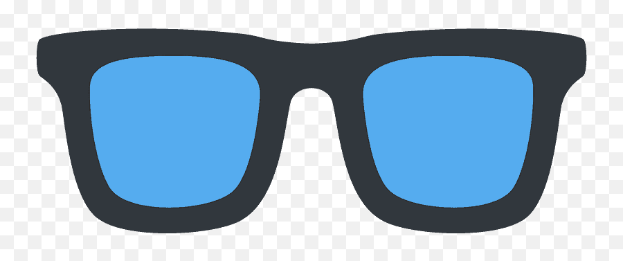 Glasses Emoji Clipart - Glasses Emoji Twitter,Glasses Emoji Transparent