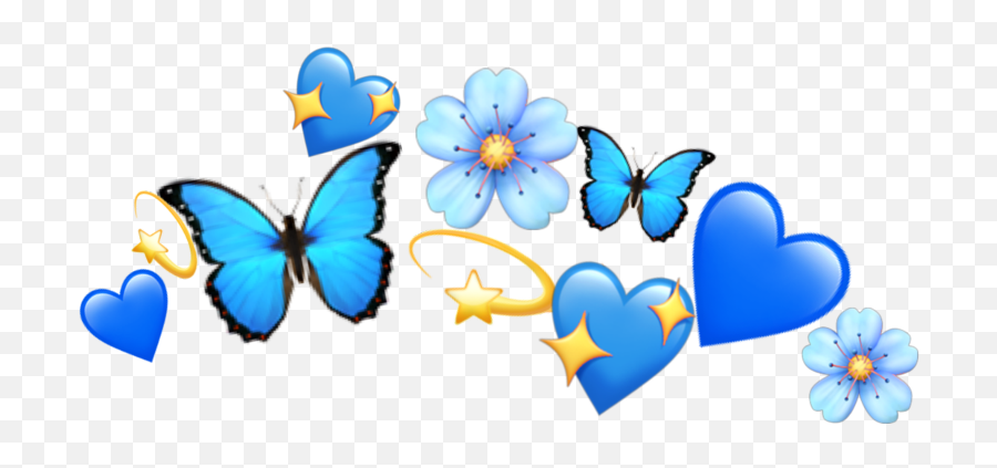 Blue Crown Emojis - Blue Emoji Crown Png,Crown Emoji