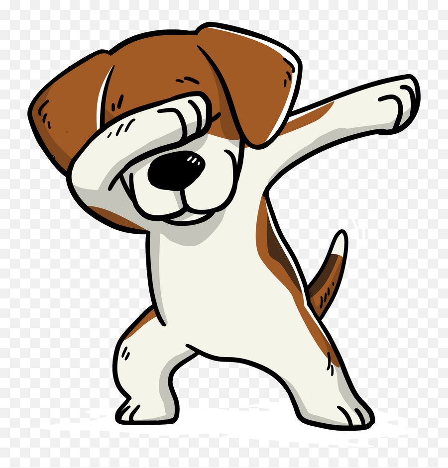 Funny Beagle Dabbing T - Dabbing Beagle Emoji,Beagle Emoji