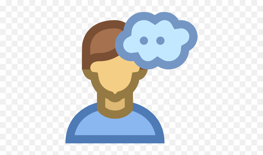 Thinking Male Icon - For Adult Emoji,Thinking Emoji Vector