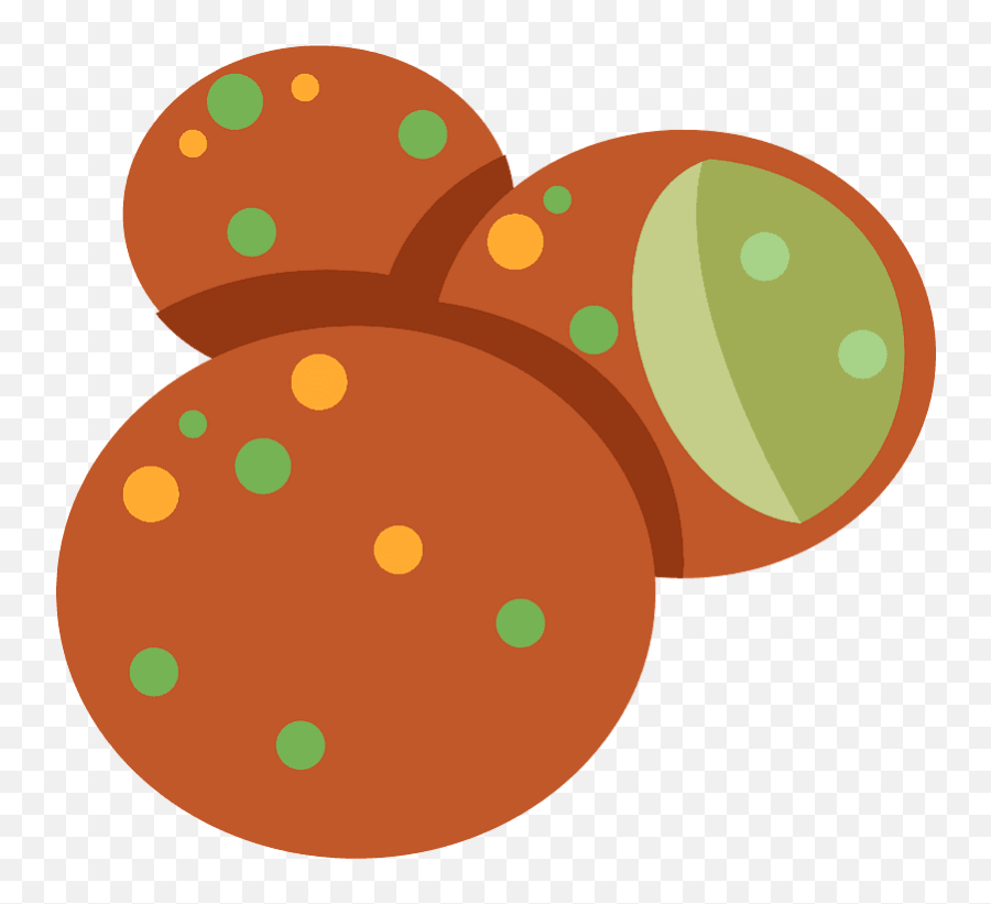 Falafel Emoji Clipart - Dot,Bacon Emoji Android