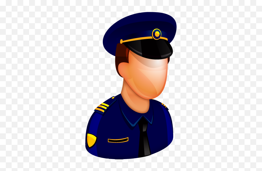 Police Officer Icon - Security Guard Icon Png Emoji,Police Officer Emoji