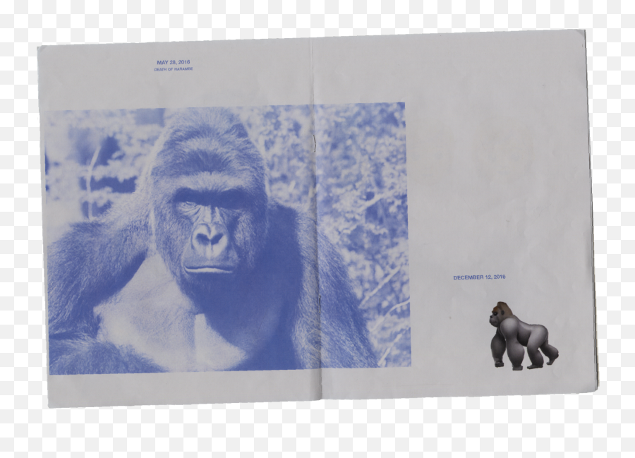 Art Imitates Life - Gorilla Dicks Emoji,Harambe Emoji