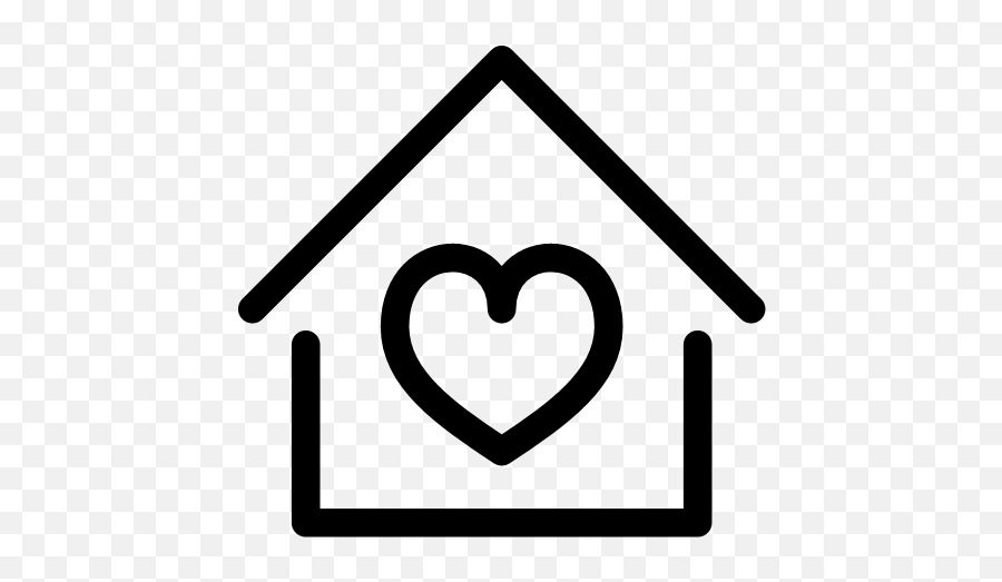 Family Heart Home Love Peace Warmth Emoji,House Emoticon