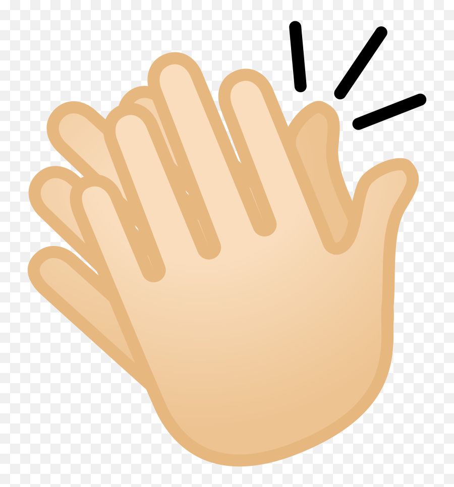 Clapping Hand Transparent Background - Clapping Hands Emoji,Hands Clapping Emoji