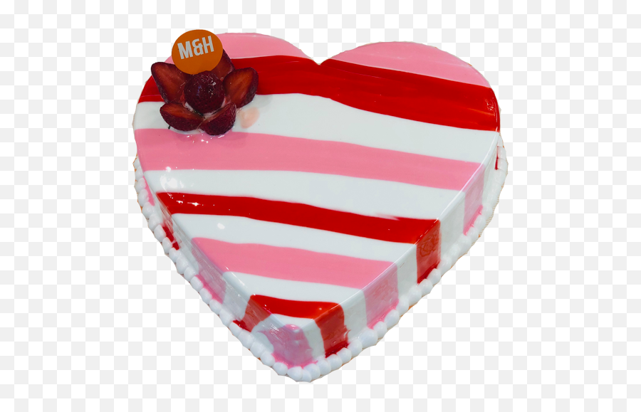 Valentine Heart Shape Cake - Cake In Heart Shape Emoji,Who Makes Emoji Cakes