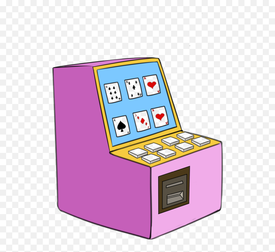 Clip Art Image - Arcade Game Emoji,Purple Video Game Emoji