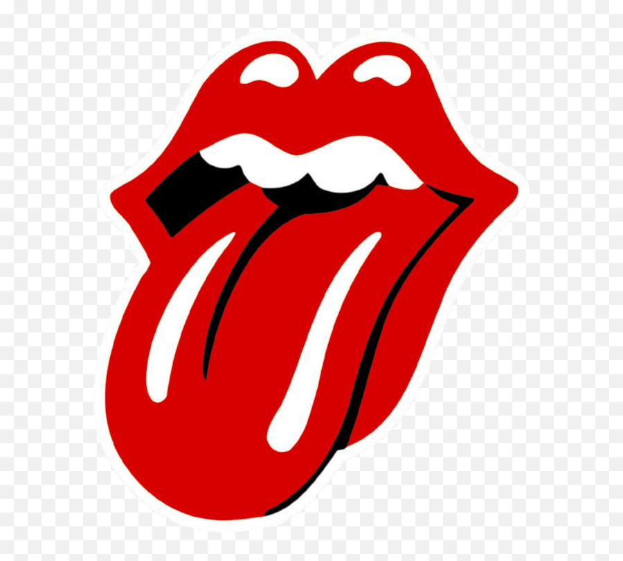 Lips Lipstick Tongue Tongueout Red Bitch Emoji Emoticon - Rolling Stones Tongue,Lips Emoji