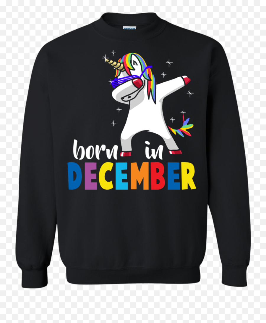 Unicorn Born In December T Shirt Hoodie - Hoodie Emoji,Female Emoji Joggers