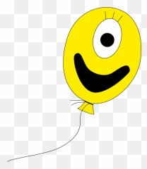 Balloon Yellow Colorful Childrens Birthday Celebration - Emoji