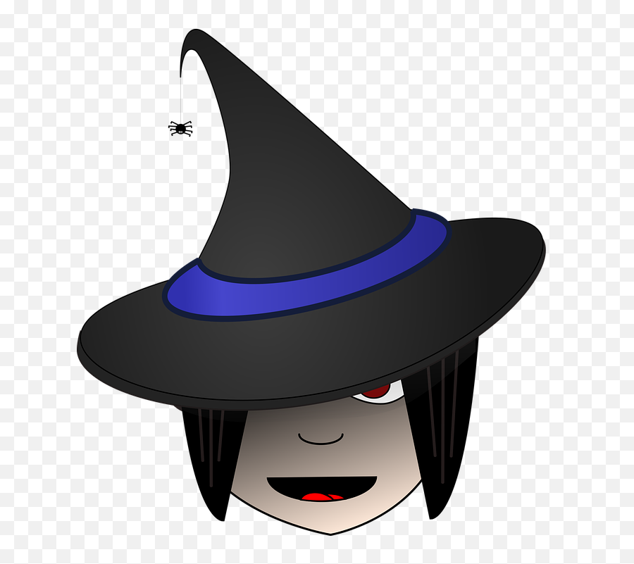 Witch Head Halloween - Vector Graphics Emoji,Witch Hat Emoji