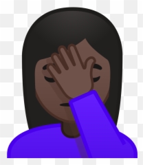 Download Noto Emoji Oreo 1f926 1f3ff 200d - Hand Slapping Forehead Emoji,Smh Emoji