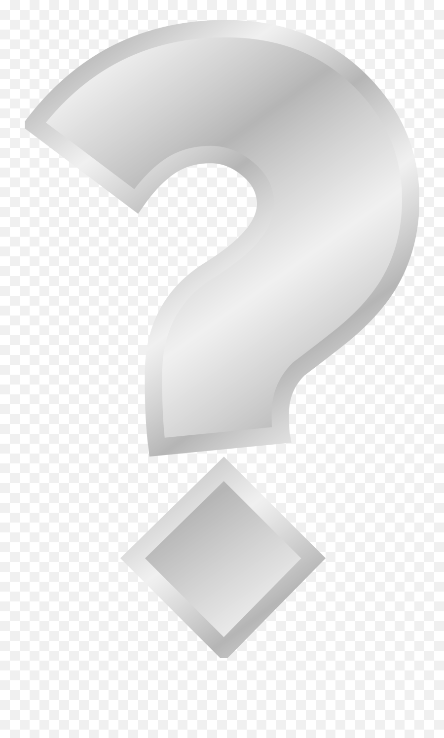 Free Question Mark Vector Png Download - Question Mark Clip Art Emoji,Black Diamond Question Mark Emoji