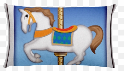 Emoji Bed Pillow - Child Carousel,Horse Emoji