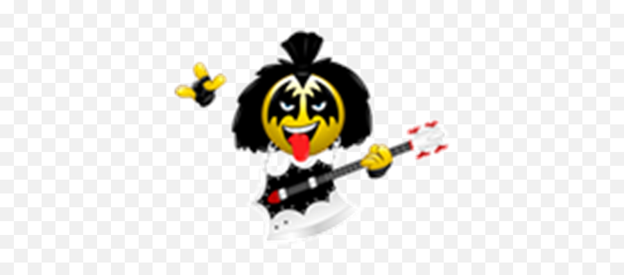 Smiley - Emoticonrockstar Roblox Gene Simmons Emoji,Rock Emoticon