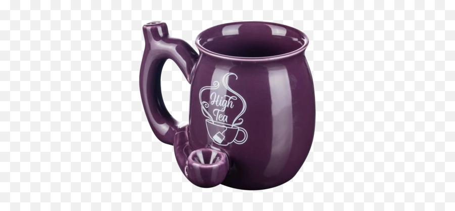 Elegant Smokable Tea Cup - Ceramic Emoji,Sip Tea Emoji