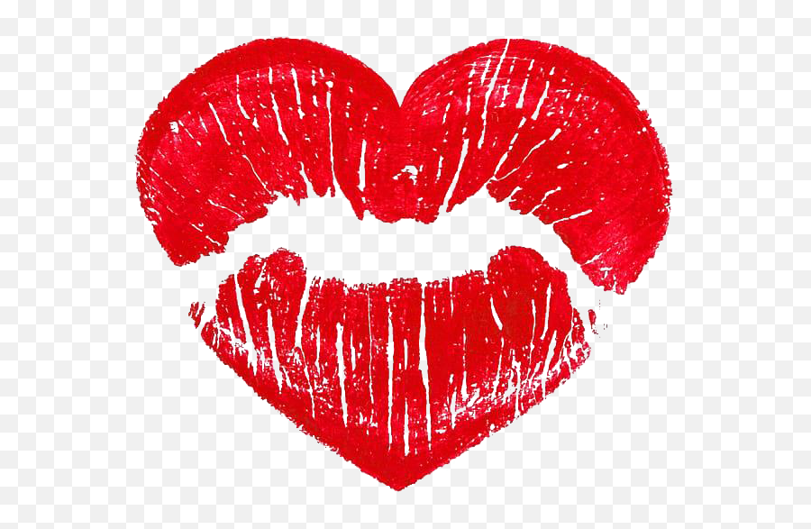 Lips Emoji Transparent - Romantic Kiss Kiss Emoji,Lipstick Emoji