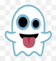 Ghost Emoji Katze Halloween Wand - Emojis De Png