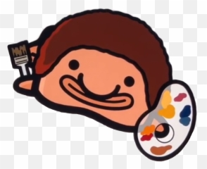 Itskindacute Bob Ross No Sticker By Sophialaguna24 - Happy Emoji,Blobfish Emoji