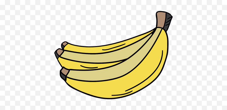 Banana Hand Drawn Fruit - Transparent Png U0026 Svg Vector File Saba Banana Emoji,Dancing Banana Emoji