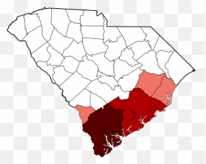 Map Of The South Carolina Lowcountry - Country Emoji