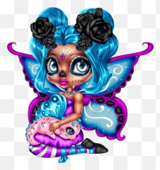 Fairy Art Ideas In 2020 - Sugar Skull Cute Girl Emoji