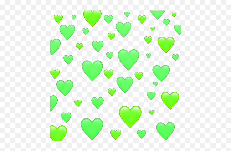 Emoji Emojis Green Greenemoji Hearts - Blue And Red Heart Emojis,Paper Emojis