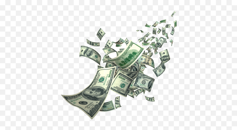Money - Transparent Background Dollar Transparent Emoji,Flying Money Emoji