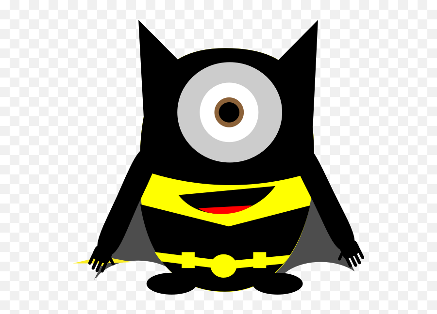 One - Batman Minions Png Emoji,Crazy Emoji