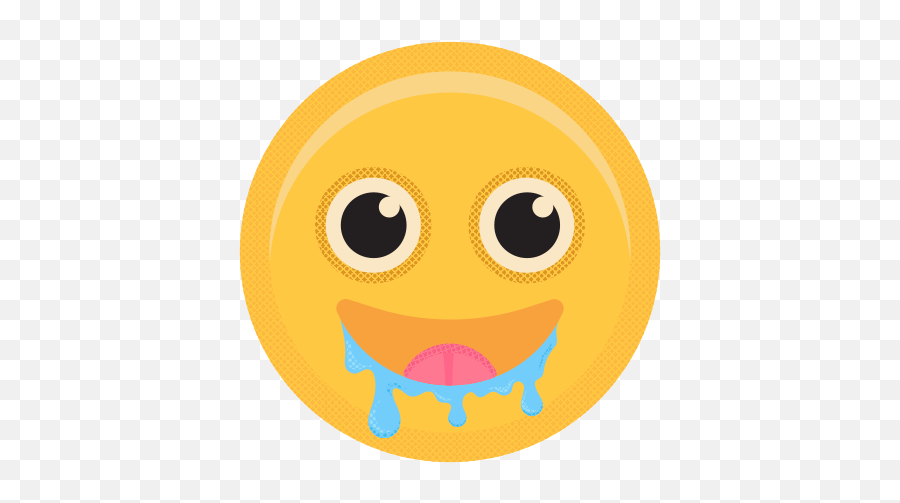 Kushmoji Jeffers Does Stuff - Smiley Emoji,Drool Emoji