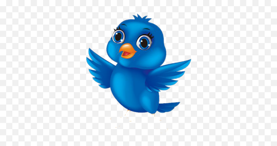 Birds Bluebird Bird Twisting - Transparent Background Cartoon Bird Png Emoji,Bluebird Emoji