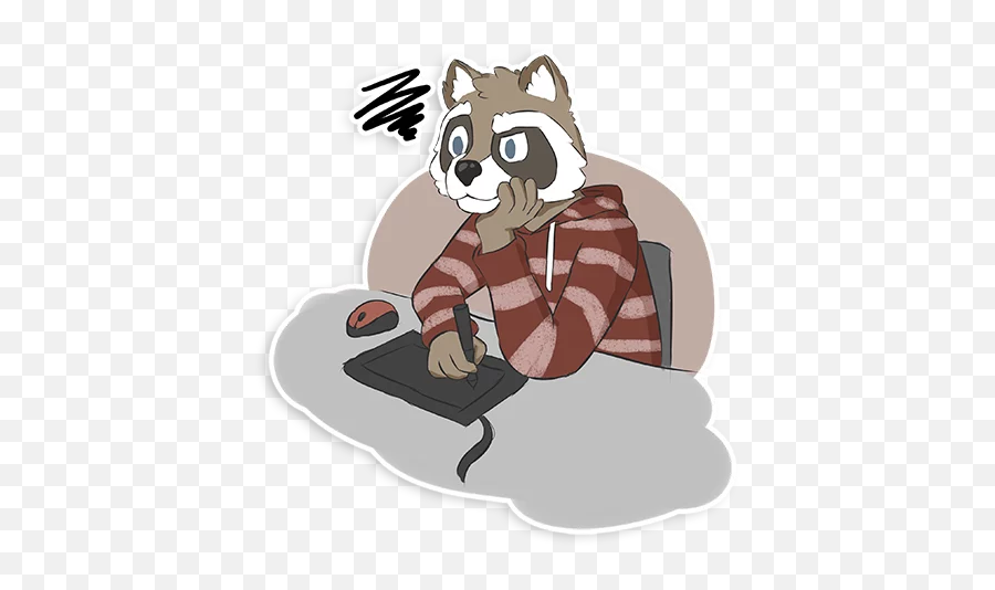 Nickssticks Stickers For Telegram - Cartoon Emoji,Raccoon Emoji Android