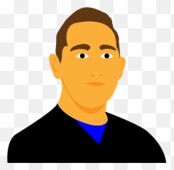 Avatar Boy Cartoon - Cartoon Picture Of Man Emoji,Hand Chin Emoji