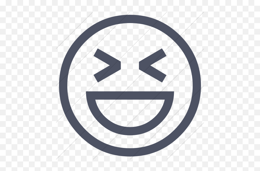 Classic Emoticons Smiling Face - Emoji Black And White Simple,Eyes Closed Emoticon