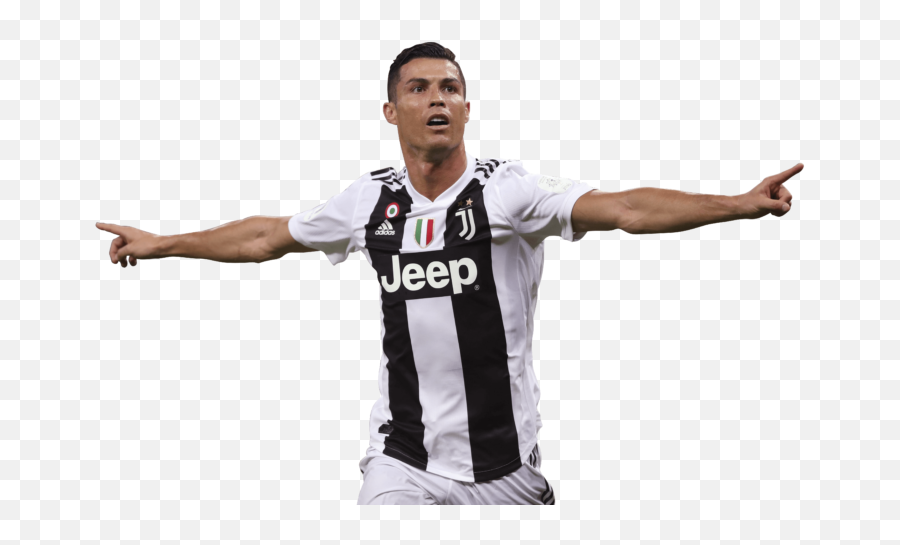 Football Player Png - Cristiano Ronaldo Juve Png Emoji,Referee Whistle Emoji