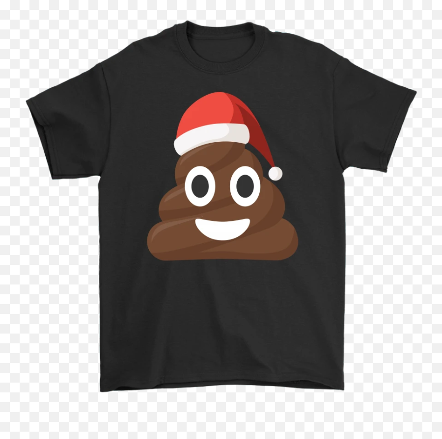 Funny Christmas Poop Emoji Santa Hat Shirts - Baby Yoda Eagles Fan,Black Santa Emoji