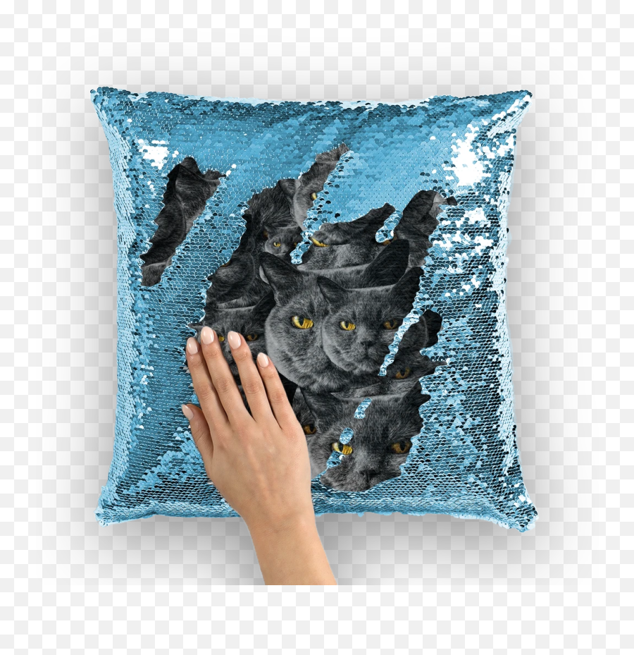 Your Face Custom Sequin Cushion Cover U2013 Your Faces Shop - Shia Labeouf Sequin Pillow Emoji,Emoji Faces Pillows