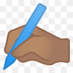 Writing Emoji Png Picture - Emoji Writing Hand Png,Memo Emoji