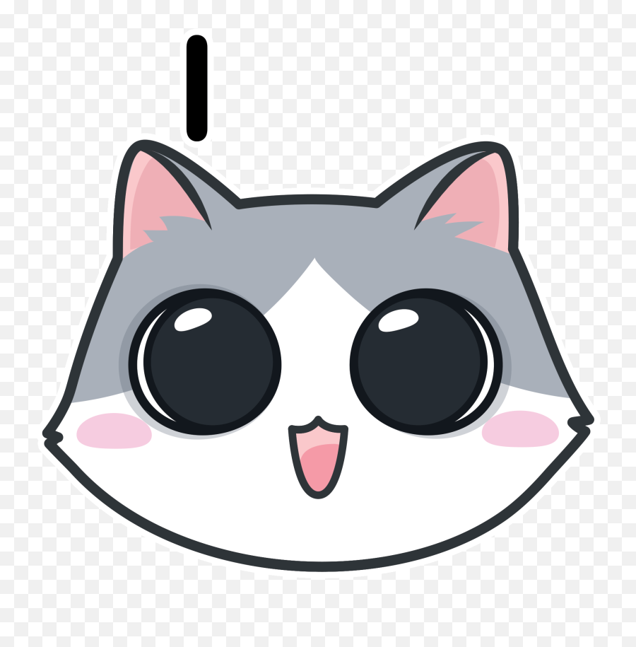Cat Gifs - Cat Yawns Emoji,Animated Cat Emoji