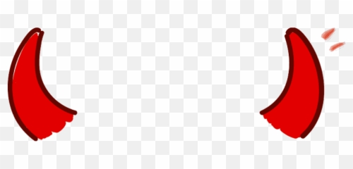 Devil Red Cute Transparent Backg 2385597 - PNG Horns Background Emoji