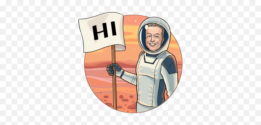 Show Hn A Site That Lets You Predict When Elon Musk Will - Elon Musk Stickers Png Emoji,Droll Emoji