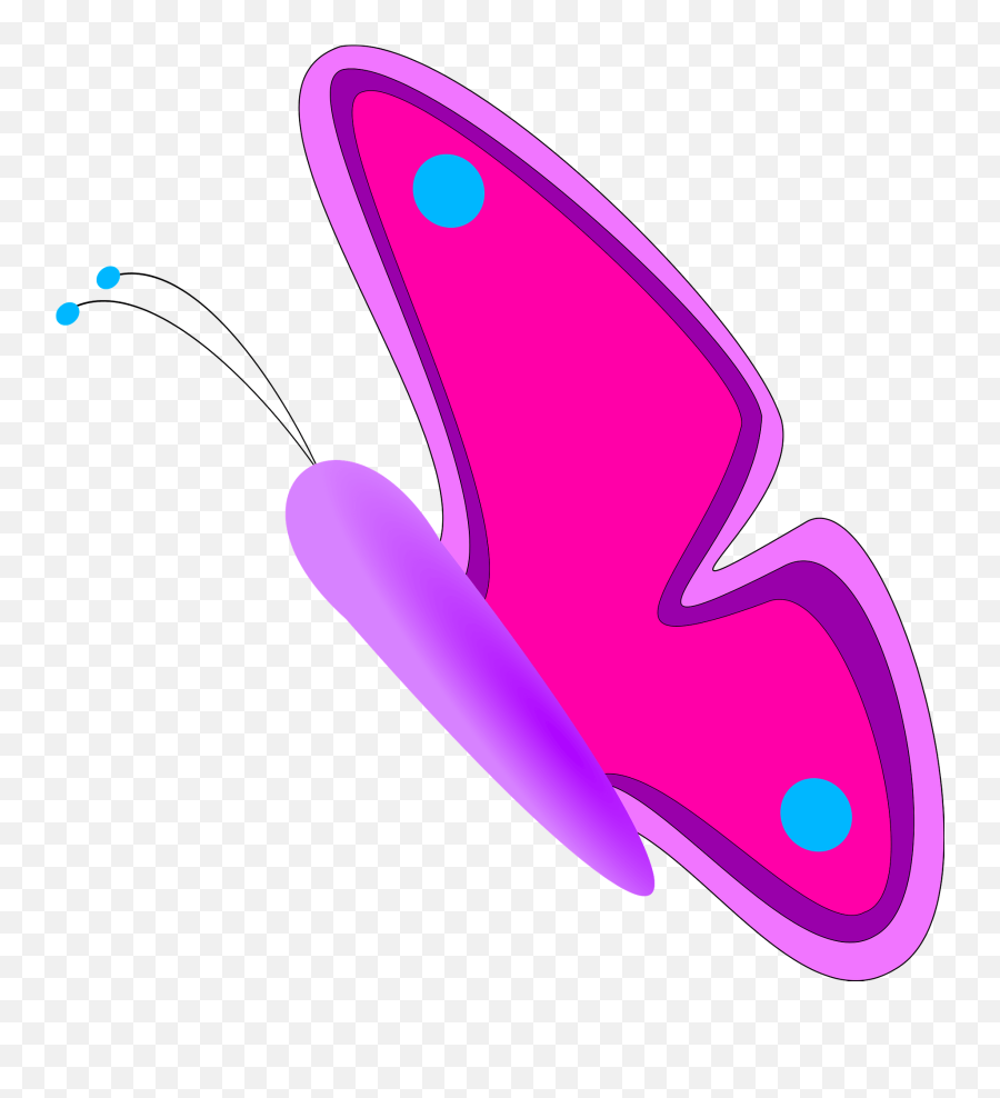 Pink And Purple Butterfly Clipart Free Download Transparent - Butterfly Clip Art Emoji,Butterfly Emoji