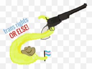 Billpaxtn Worm Sheriff Says Trans Rights Or Else - Trans Worm On A String Emoji,Worm Emoji