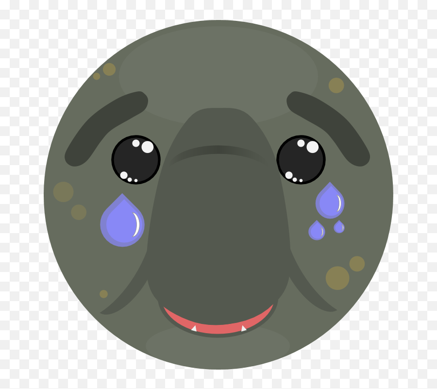 Cryinghappy Elephant Seal - Deeeepioartworks Design For Teem Emoji,Seal Emoji