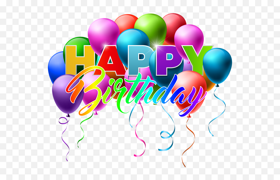 Happy Birthday Png Transparent Clip Art Image Happy - Png Format Happy Birthday Png File Emoji,Happy Birthday Emoticons
