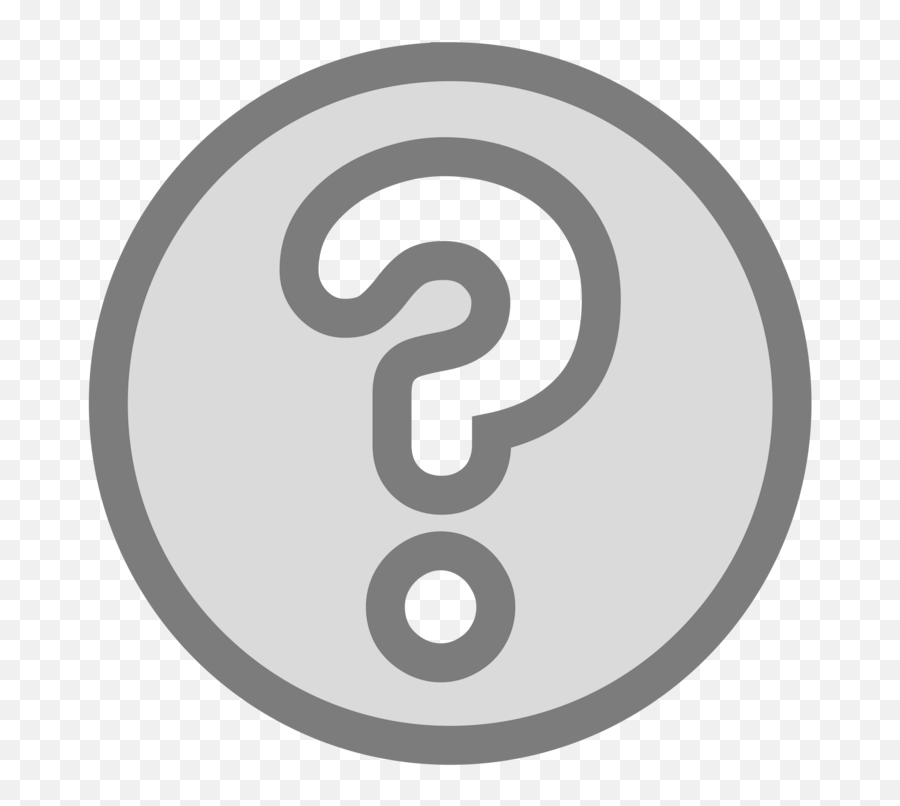 Question Mark Clipart Transparent - Small Question Mark Icon Png Emoji,Question Emoticon