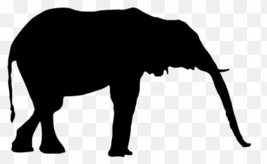 Elephant Silhouette Png Emoji,Elephant Emoji