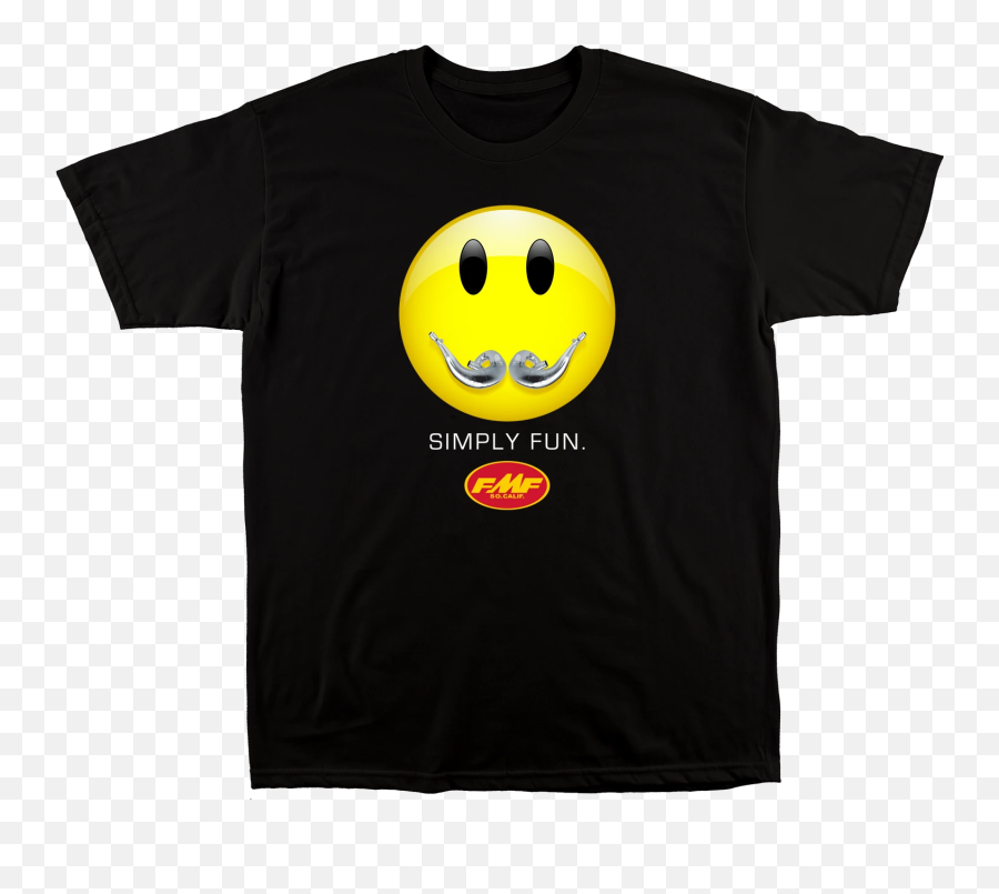 Fun Tee Black - Smiley Emoji,Saluting Emoticon